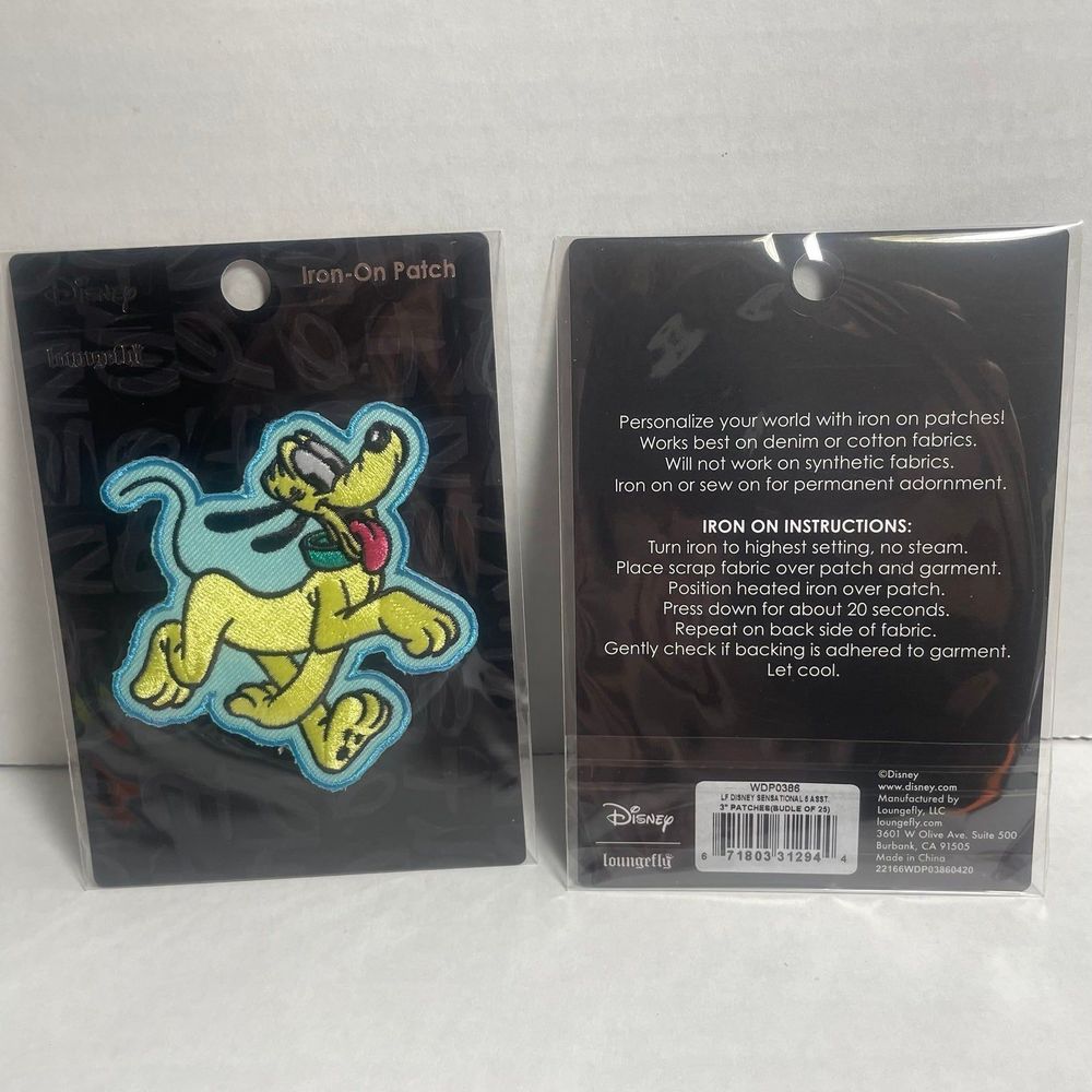 ANY IRON ON PATCH 6/$40 BUNDLE 
Loungefly Disney Pluto IRON ON PATCH BNIP